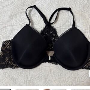 💜Adore Me Celebrena Contour Underwire Front Clasp Racerback Lace Bra Size:44DD